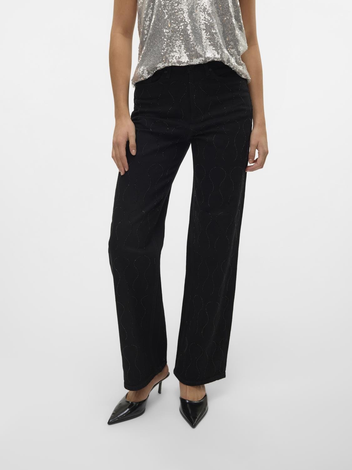 VMTESSA Jeans - Black Denim - VERO MODA & VILA Bergvik